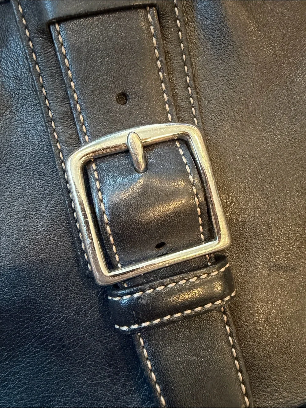 Coach Soho Hampton satchel black leather shoulder bag Y2k vintage - Picture 8 of 12